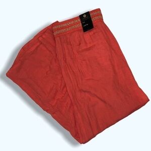 NWT JM Collection Wide Leg Tangerine Pant Sz XXL